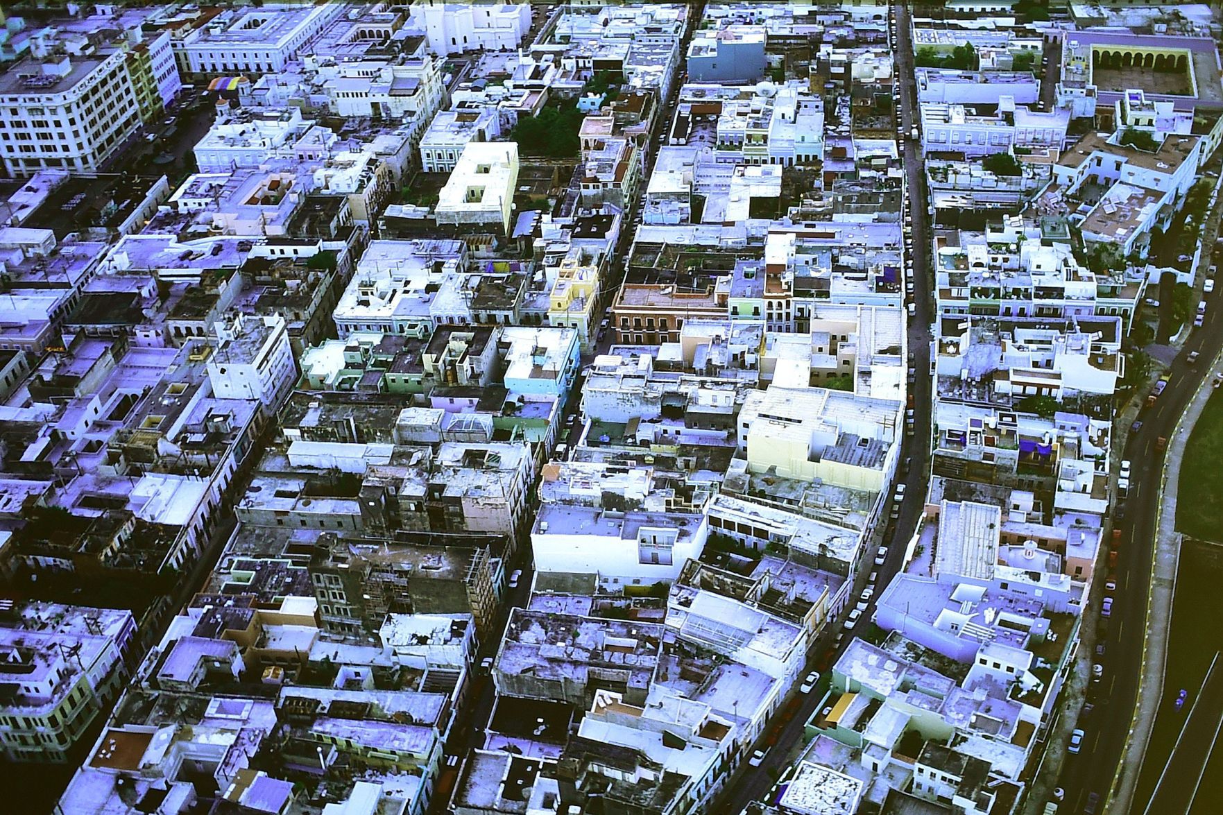 Puerto Rico Old San Juan aerial
